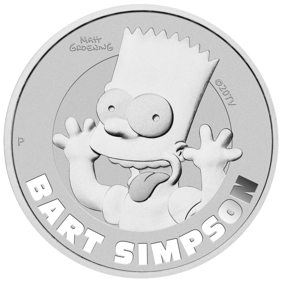 2022 Bart Simpsons SIMPSON $1 Silver .9999 Dollar Bullion
