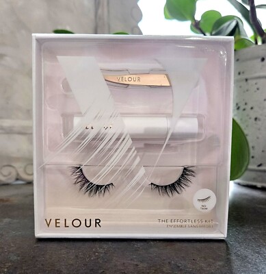 Velour Lashes The Effortless Kit Silk Lash Kit w/ Applicator Glue  NIB!