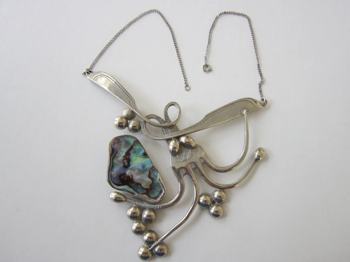 Vintage shop abalone necklace