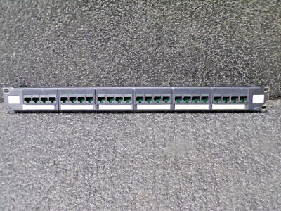 Connectix Cabling Systems 24 Port Cat6 UTP Elite Patch Panel, 009-001-009-07