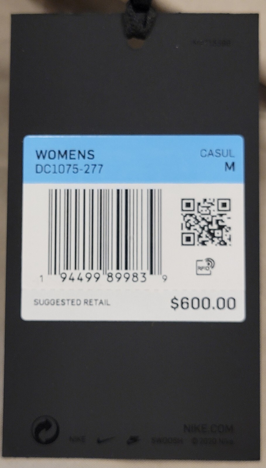 Women's Nike ESC Every Stitch Considered Jacket Made In Italy Medium DC1075-277 thumbnail 3