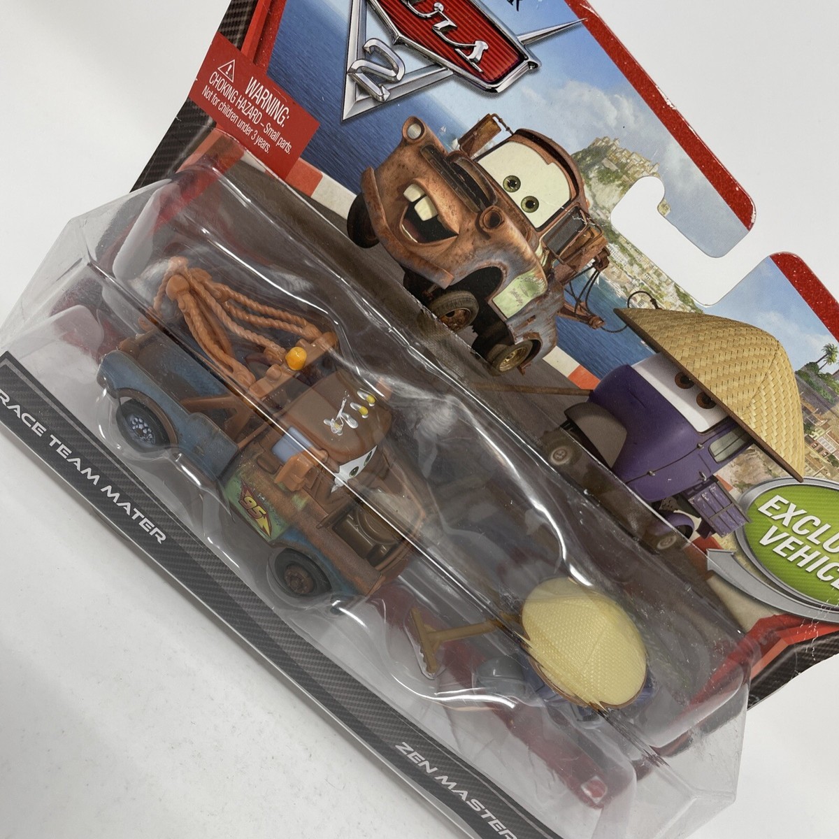 ミニカー Team Mater & Zen Master Pitty DISNEY PIXAR CARS RACE TEAM MATER ZEN MASTER PITTY PC 2 PACK