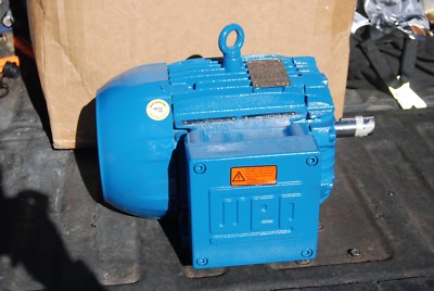 WEG W21 00536xt3e184T NEMA PREMIUM MOTOR 5HP 3PH  3490RPM 208-230/460 NEW