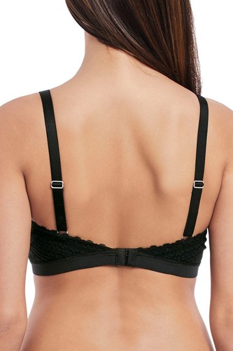 Freya DAISY LACE Black 5134 Bralette Bra & 5137 Thong - M - Picture 6 of 12