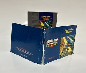 Bionic Commando (Nintendo Entertainment System, 1988) NES Game, Manual, & Sleeve