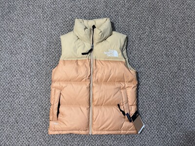 The North Face Women s 1996 Retro Nuptse Down Vest Almond Butter XS /Extra Small