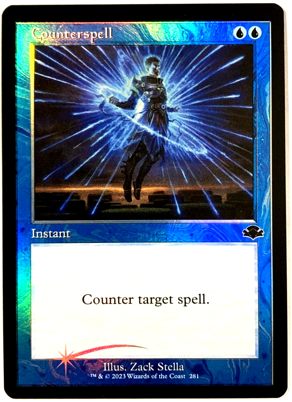 MTG Counterspell *RETRO FRAME FOIL* Dominaria Remastered 281 NM