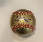 Clayton Kershaw Dodgers Signed Autographed Gold Color Baseball Beckett Witnessed