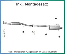 Auspuffanlage für Subaru Impreza (GD) 1.5 AWD Stufenheck Auspuff Montagesatz