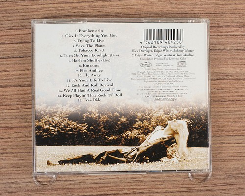 Edgar Winter - The Best Of Edgar Winter CD (Japan 2003 Epic) MHCP 142 - Picture 2 of 5