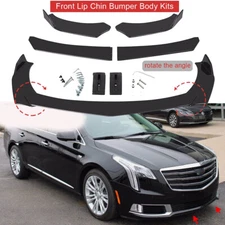 Glossy Black Front Bumper Lip Splitter Spoiler For CADILLAC XTS