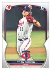 Dylan Questad RC 2023 Bowman Draft #BD-25 Pre ROOKIE MLB Twins ID:87352