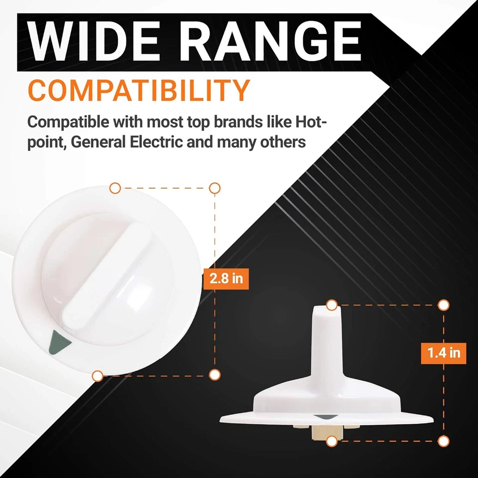 Botão de controle temporizador secadora GE Hotpoint HTDX100EM8WW HTDX100ED4WW HTDX100ED5WW etc - Imagem 2 de 4