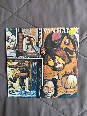 **RARE German   Misprint** VAN HALEN ''Fair Warning'' 1981 Warner Bros.  **Ex**