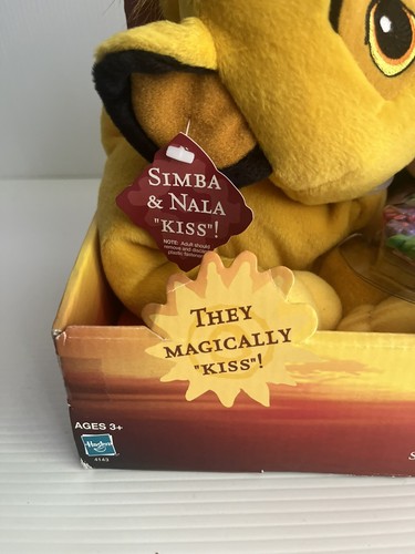 Rare HTF 2003 Hasbro Lion King Simba & Nala plush sweetheart best friends set - Picture 3 of 12