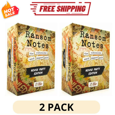 2Pk Ransom Notes Ridiculous Word Magnet Party Board Game by Very Special Game