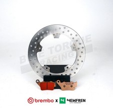 Brembo Rear Brake Disc + Newfren TS1 Pads for Benelli TNT 1130 Titanium 2005 +on