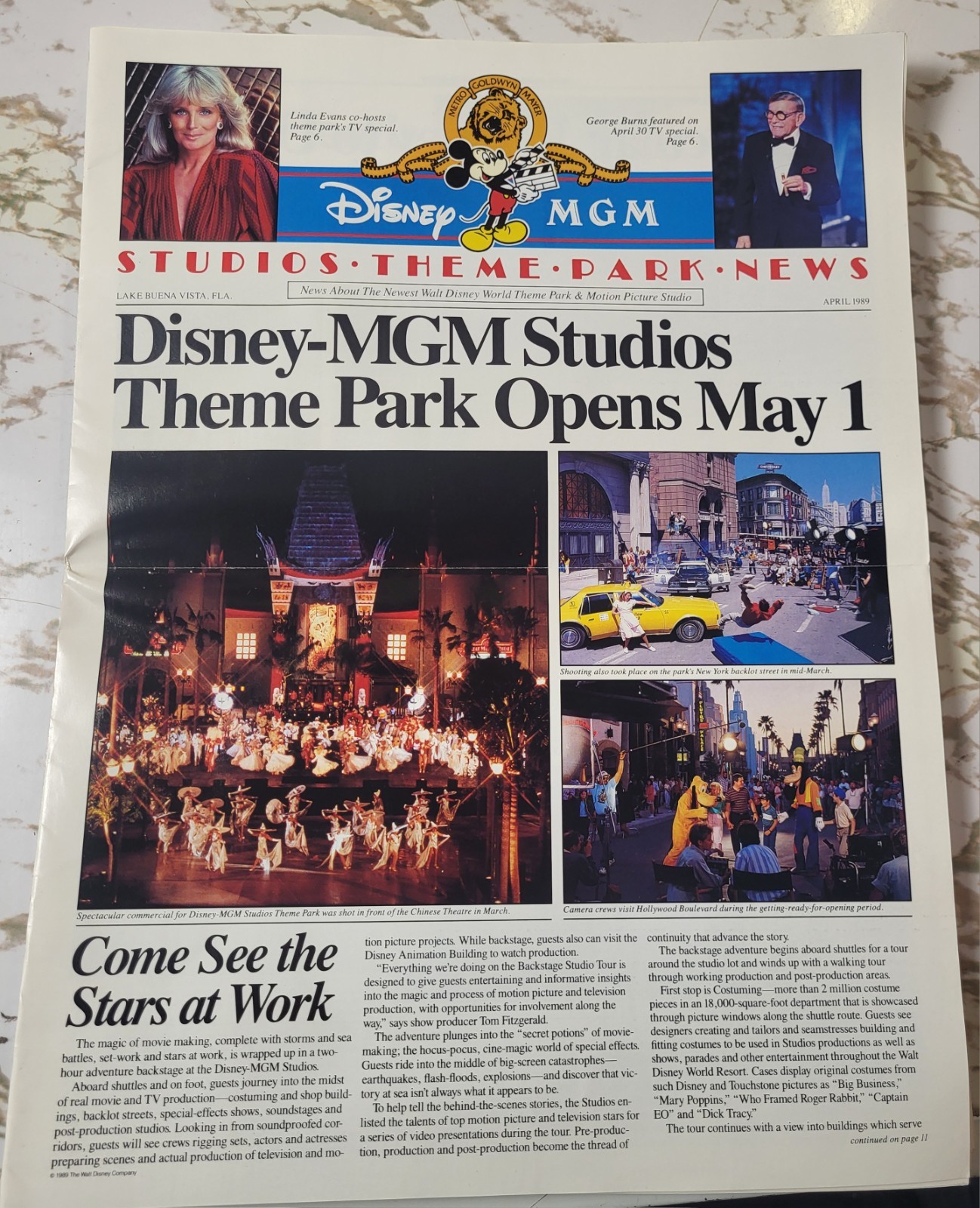 Disney-MGM Studios Opening Day News April 1989 - Vintage Walt Disney World