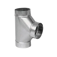Imperial Manufacturing Furnace Pipe Full Flow Tee 4 " X 4 " X 4 " Dia. Galvanize