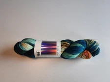 Hedgehog Fibres Sock Yarn 90/10 Merino, Nylon 100g/400m Tide Colorway