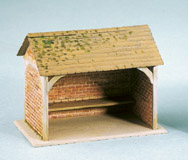 Wills SS75 Bus Shelter Plastic Kit OO Gauge