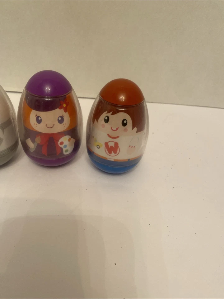 Lote de 5 juguetes retro Hasbro Y2K Weebles Wobble 2009 Foto 3 de 4