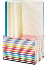Small Lined Notepads Bulk 36 Pack Mini Pocket Notebooks Journal Set Colorful Cov