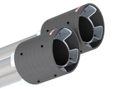 For 2018-2020 Kia Stinger 2.0L3.3L Borla Fiber Carbon Tip Kit AT RWD AWD 4 Door