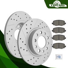 278mm Rear Disc Rotors Ceramic Brake Pads for Jeep Renegade Compass Fiat 500X