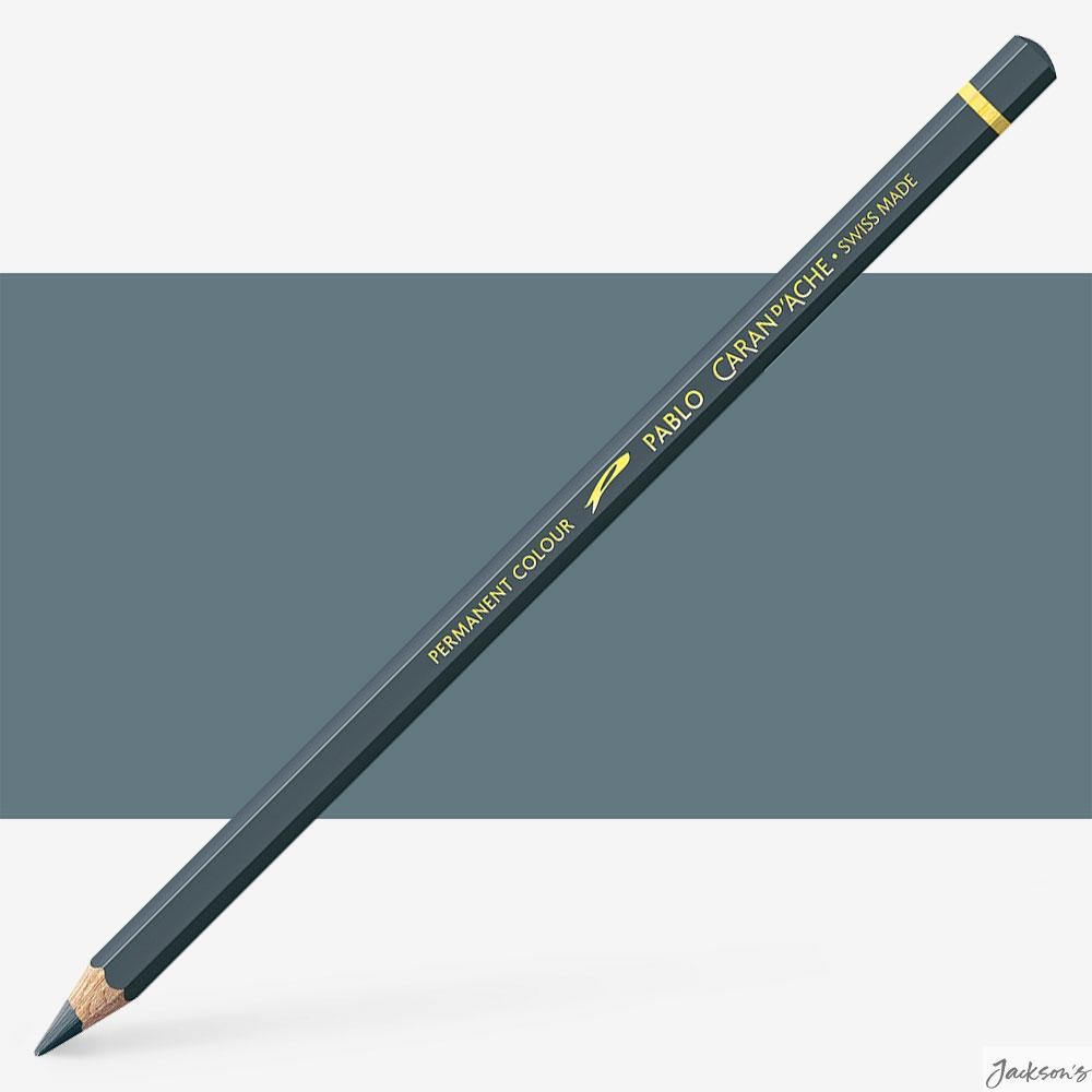 Caran d'Ache Pablo Coloured Pencil Cedarwood 3.8mm Greyish Black 008 Drawing