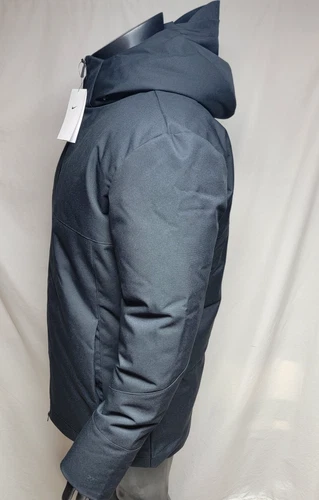 Nike 550 Duck Down Parka Winter Jacket Men Size Medium #DJ6526-010 Black image 2