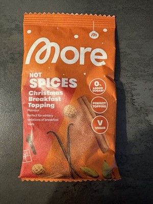 More Nutrition Not Spices Christmas Breakfast Topping Neu OVP