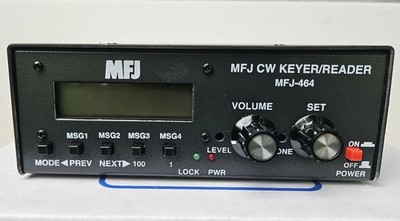 MFJ-464 CW Morse Code Keyboard Memory Keyer and Reader Decoder with LCD Display