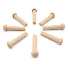 Picchetti per asse in legno 1-7/8", mini treno in legno parti artigianali per ruote in legno | picchi