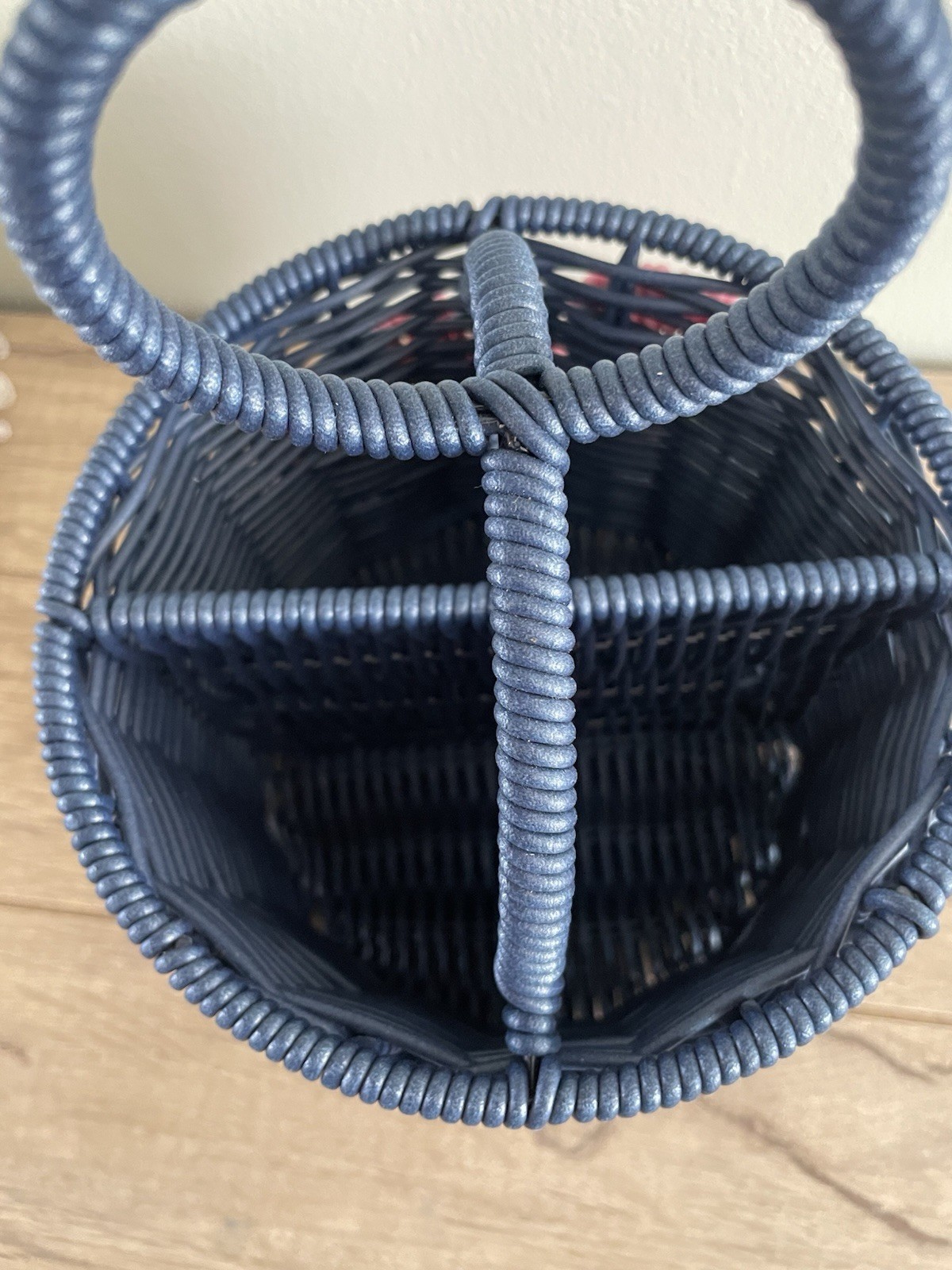 Ciroa Hello Summer Resin Wicker of all weather Flamingo Utensil Caddy Organizer 