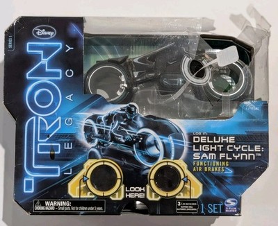 Deluxe Light Cycle: Sam Flynn Tron Legacy 2010 Spin Master New-Box Damaged