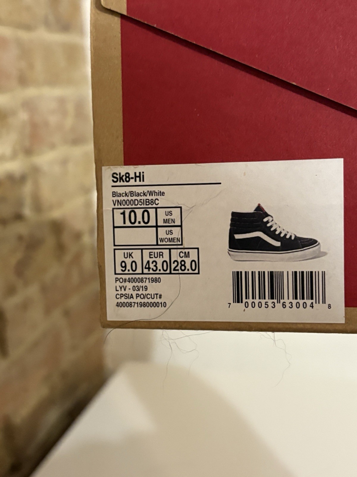Rare Supreme x Vans Sk8-Hi Pro 'Bruce Lee' Black Graphic Sneakers Men's Size uK9 image 9