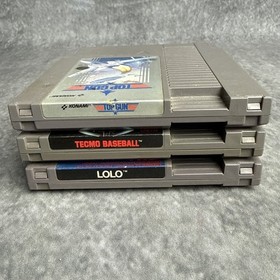 Nintendo Top Loader Nes System Console 15 Game 4 Controller Lot NES-101 Untested