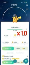 Pokemon Go - Pikachu (Sombrero Místico) x10 - Go Fest 2026 - Paquete - Chance Lucky