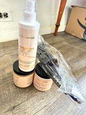 Bask & Lather Hair Care Set Mist Curling Crea...