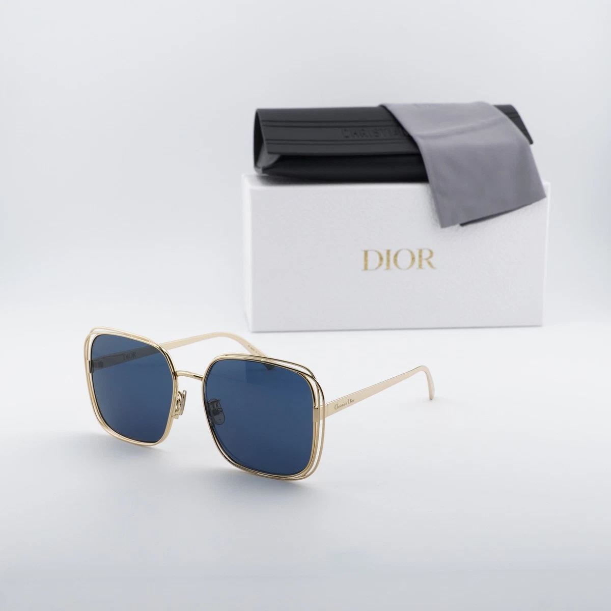 Dior Blue Square Sunglasses for Women for sale | eBay