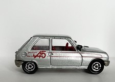 Vintage Majorette Renault 5 Silver No257 Silver France