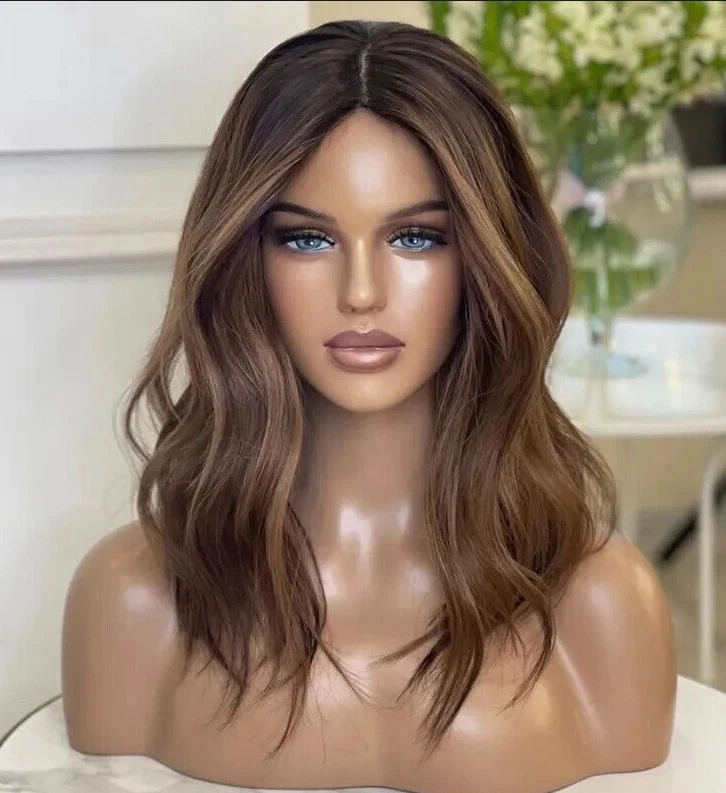 New Fashion Gorgeous Long Natural Brown Wavy Women's Wigs 16 In - Image 3 of 4
