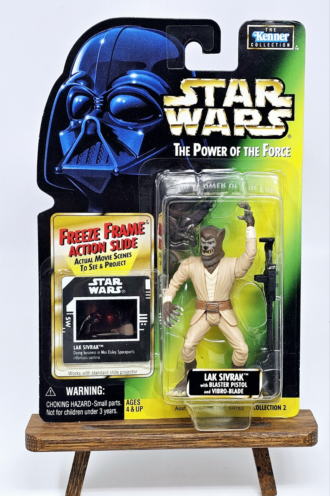 Star Wars LAK SIVRAK w/ Freeze Frame 1997 POTF Kenner Action Figure Sealed