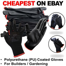 12 Pairs Arco Essentials Safety GripLatex-Coated Work Gloves Size9 High-Quality