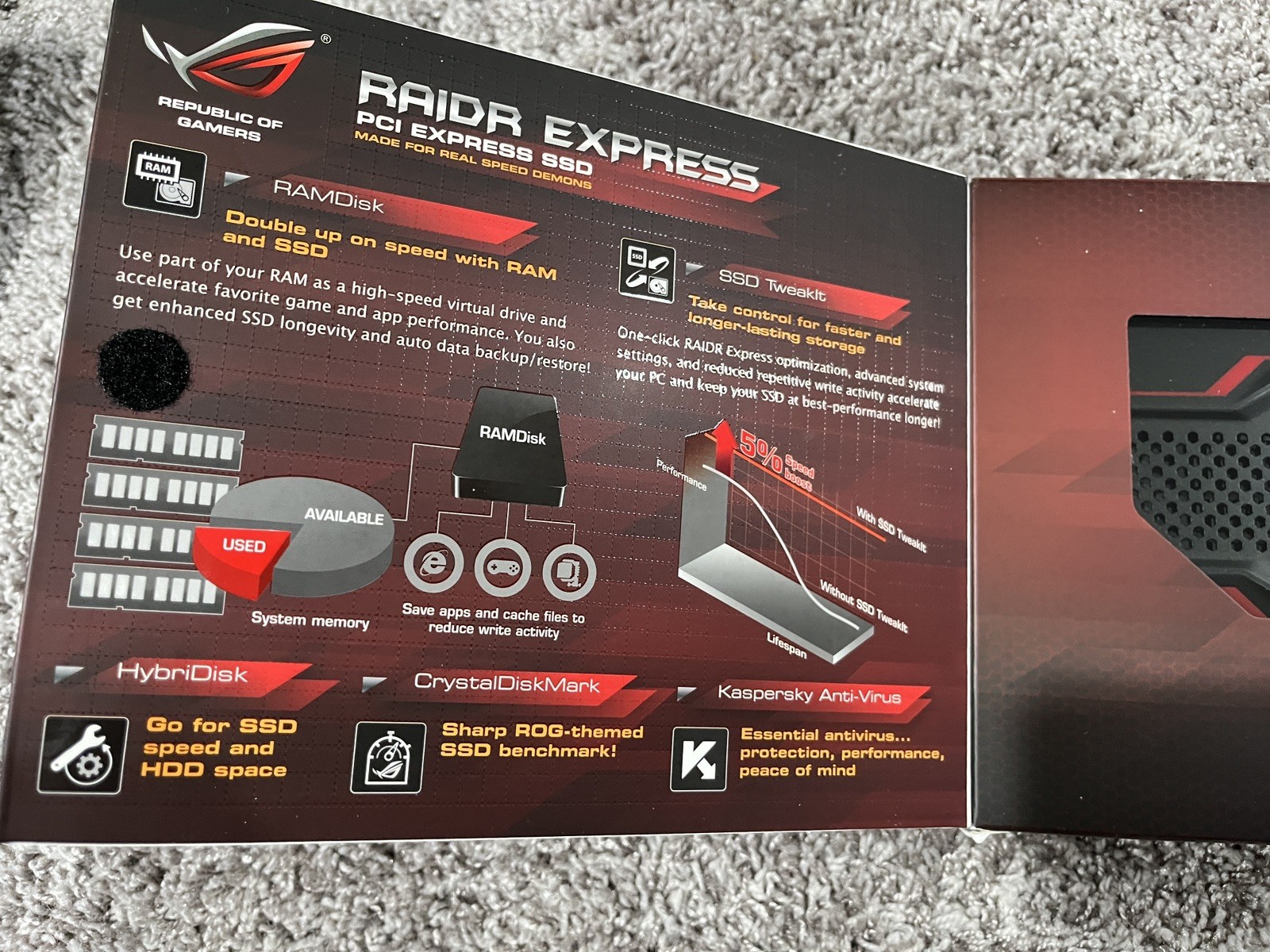 Brand NEW Vintage Lot of Computer Hardware NVIDIA VIPER Kingston Asus Raidr PCIe