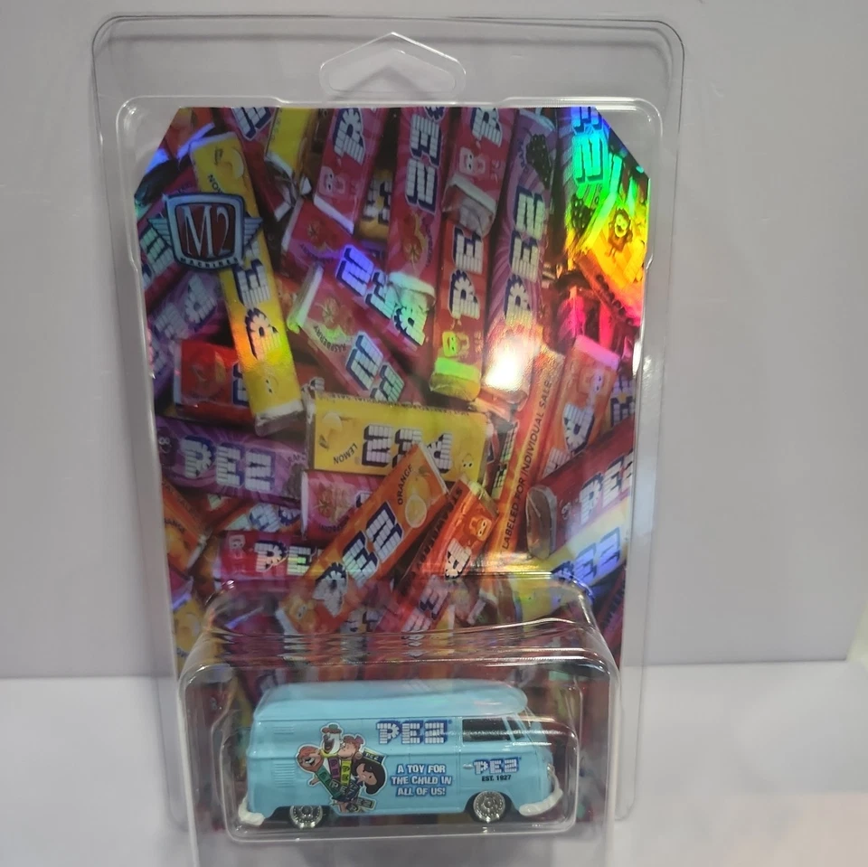 M2 Machines Pez 1960 VW Delivery Van 1:64 Diecast  Assembled & resealed custom - Image 2 of 4