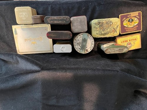 Lot of 17 vintage empty DIFFERENT tobacco tin, Dills Middleton Prince Albert etc - Picture 4 of 7