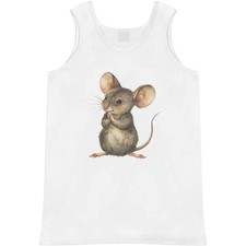'Cute Happy Mouse' Adult Vest / Tank Top AV049442 