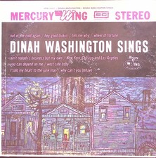 DINAH WASHINGTON  DINAH WASHINGTON SINGS  HIGH FIDELITY REC   VINYL LP 230-21